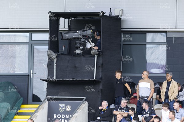 060925 - Newport County v Bristol Rovers - Sky Bet League 2 - Sky cameras at Rodney Parade