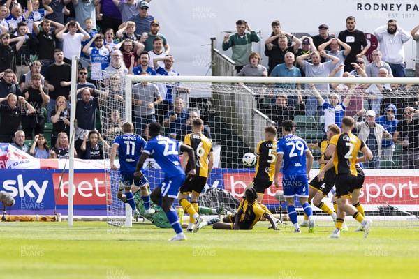 060925 - Newport County v Bristol Rovers - Sky Bet League 2 - Luke Thomas of Bristol Rovers scores his sides first goal