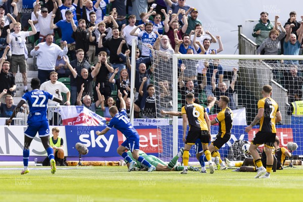 060925 - Newport County v Bristol Rovers - Sky Bet League 2 - Luke Thomas of Bristol Rovers celebrates scoring his sides first goal