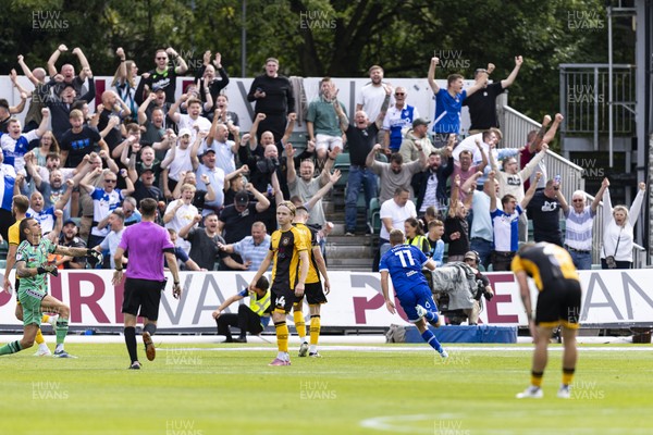060925 - Newport County v Bristol Rovers - Sky Bet League 2 - Luke Thomas of Bristol Rovers celebrates scoring his sides second goal