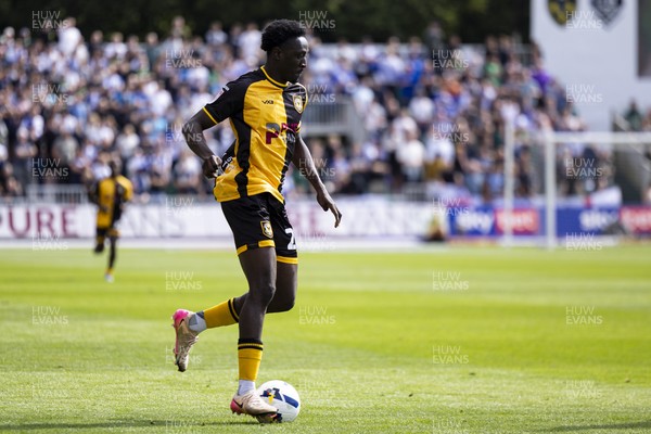 060925 - Newport County v Bristol Rovers - Sky Bet League 2 - Nathaniel Opoku of Newport County in action
