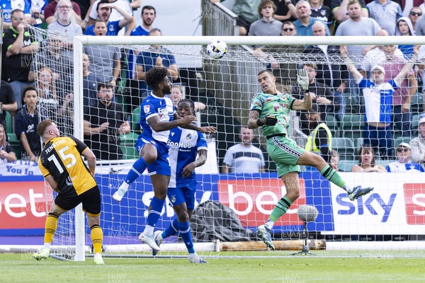 060925 - Newport County v Bristol Rovers - Sky Bet League 2 - Ellis Harrison of Bristol Rovers scores his sides third goal