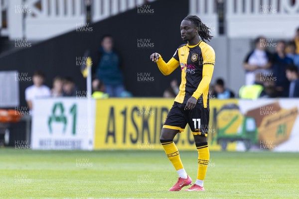 060925 - Newport County v Bristol Rovers - Sky Bet League 2 - Cameron Antwi of Newport County in action