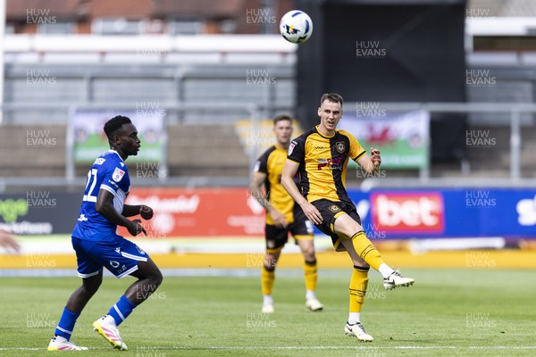 060925 - Newport County v Bristol Rovers - Sky Bet League 2 - Ciaran Brennan of Newport County in action