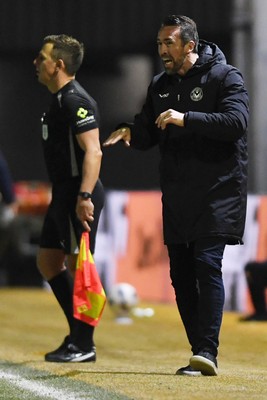 170326 - Newport County v Bromley - Sky Bet League 2 - Newport County Head Coach, Christian Fuchs