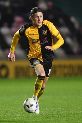 170326 - Newport County v Bromley - Sky Bet League 2 - Harrison Biggins of Newport County