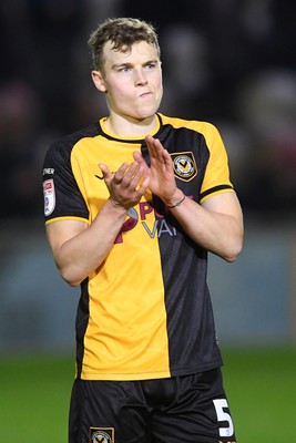 170326 - Newport County v Bromley - Sky Bet League 2 - Dejected Sven Sprangler of Newport County