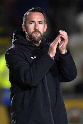 170326 - Newport County v Bromley - Sky Bet League 2 - Dejected Newport County Head Coach, Christian Fuchs at full time