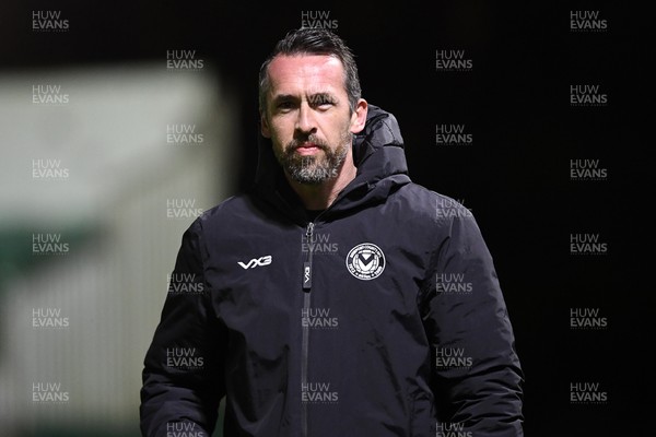 170326 - Newport County v Bromley - Sky Bet League 2 - Newport County Head Coach, Christian Fuchs