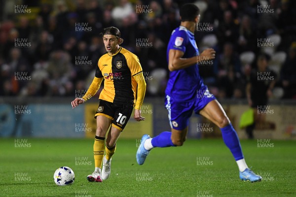 170326 - Newport County v Bromley - Sky Bet League 2 - Harrison Biggins of Newport County