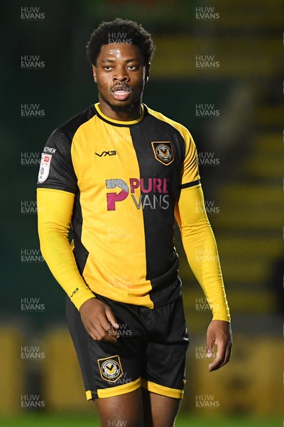 170326 - Newport County v Bromley - Sky Bet League 2 - Bobby Kamwa of Newport County