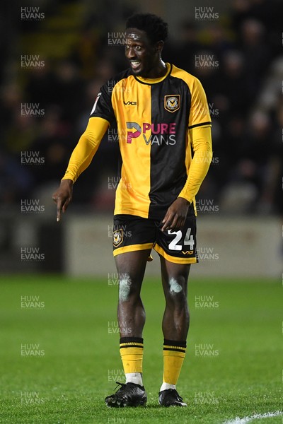 170326 - Newport County v Bromley - Sky Bet League 2 - Nathan Opoku of Newport County