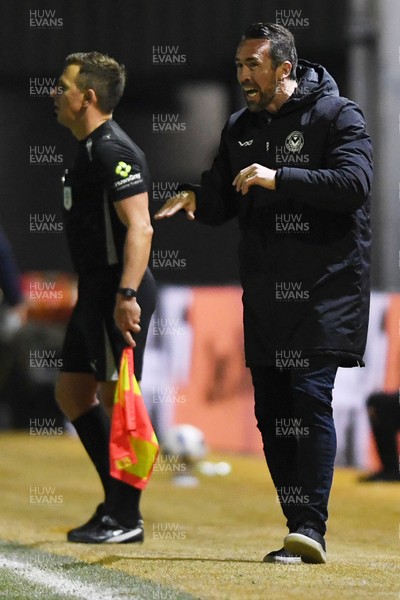 170326 - Newport County v Bromley - Sky Bet League 2 - Newport County Head Coach, Christian Fuchs