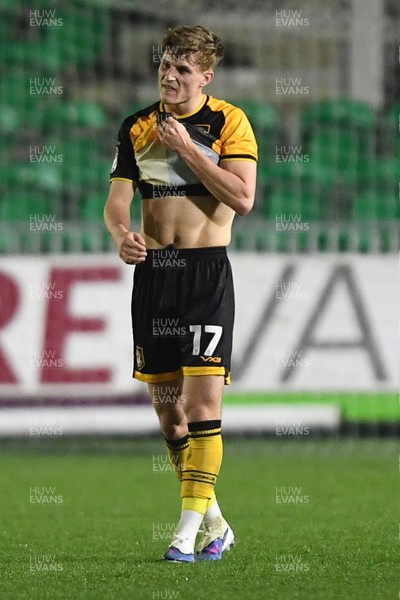 170326 - Newport County v Bromley - Sky Bet League 2 - Dejected Tom Davies of Newport County after hisside concedes a late goal
