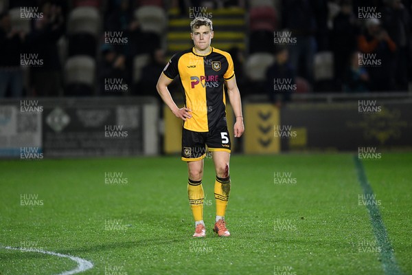 170326 - Newport County v Bromley - Sky Bet League 2 - Dejected Sven Sprangler of Newport County