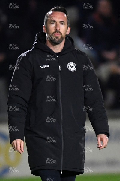 170326 - Newport County v Bromley - Sky Bet League 2 - Dejected Newport County Head Coach, Christian Fuchs at full time