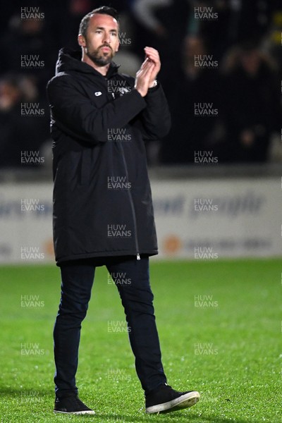 170326 - Newport County v Bromley - Sky Bet League 2 - Dejected Newport County Head Coach, Christian Fuchs at full time