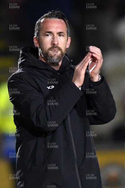 170326 - Newport County v Bromley - Sky Bet League 2 - Dejected Newport County Head Coach, Christian Fuchs at full time