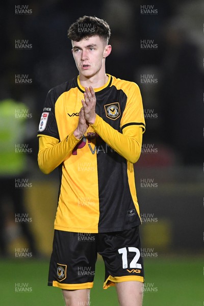 170326 - Newport County v Bromley - Sky Bet League 2 - Joe Thomas of Newport County at full time