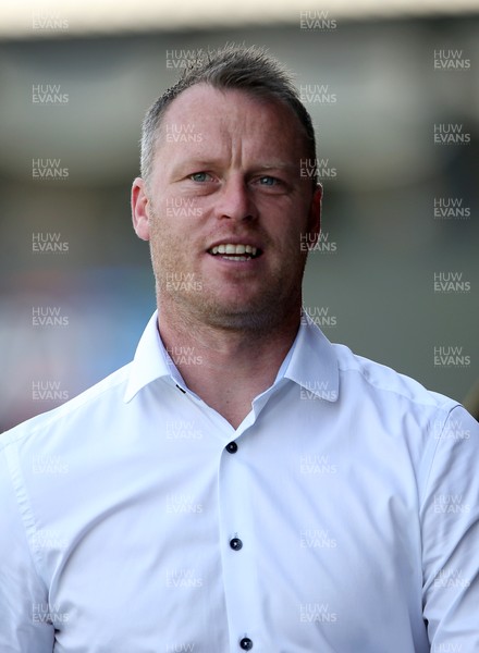190419 - Newport County v Bury FC - SkyBet League Two - Newport County Manager Michael Flynn