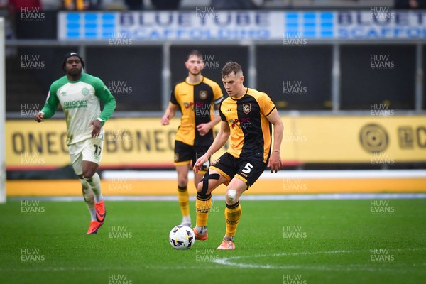 210226 - Newport County v Cambridge United - Sky Bet League 2 - Sven Sprangler of Newport County 