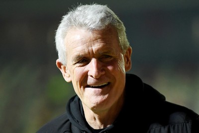 110225 - Newport County v Carlisle United - Sky Bet League 2 - Mark Hughes, New Manager of Carlisle United arrives at the stadium ahead of the game 