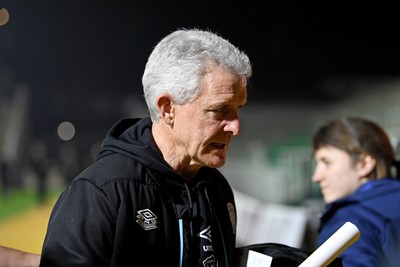 110225 - Newport County v Carlisle United - Sky Bet League 2 - Mark Hughes, New Manager of Carlisle United arrives at the stadium ahead of the game 