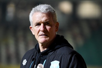 110225 - Newport County v Carlisle United - Sky Bet League 2 - Mark Hughes, New Manager of Carlisle United arrives at the stadium ahead of the game 