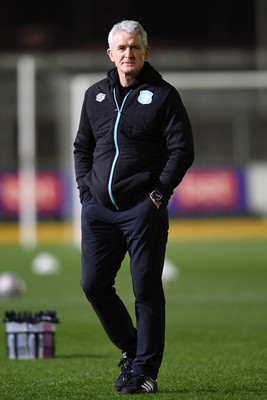 110225 - Newport County v Carlisle United - Sky Bet League 2 - Mark Hughes, Carlisle United Manager 