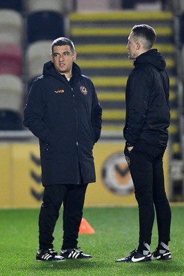 110225 - Newport County v Carlisle United - Sky Bet League 2 - Newport Head Coach, Nelson Jardim 