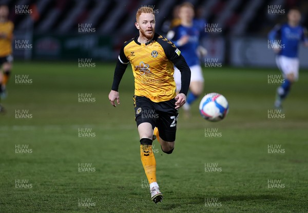 130421 - Newport County v Carlisle United - SkyBet League Two - Ryan Taylor of Newport County