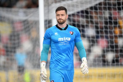 181025 - Newport County v Cheltenham Town - Sky Bet League 2 - Joe Day of Cheltenham Town