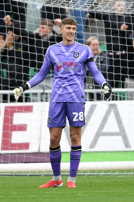 181025 - Newport County v Cheltenham Town - Sky Bet League 2 - Jordan Wright of Newport County after conceding the first goal of the match