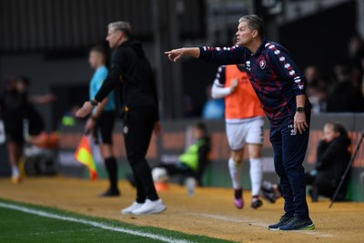 181025 - Newport County v Cheltenham Town - Sky Bet League 2 -  Steve Cotterill, Cheltenham Town Manager