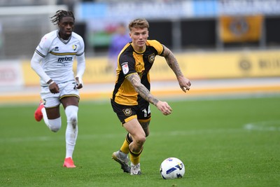 181025 - Newport County v Cheltenham Town - Sky Bet League 2 - Kai Whitmore of Newport County