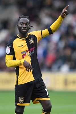 181025 - Newport County v Cheltenham Town - Sky Bet League 2 - Cameron Antwi of Newport County