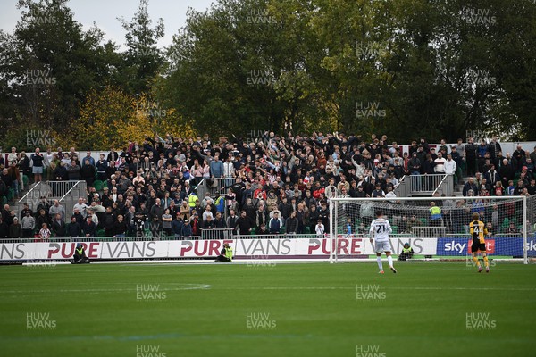 181025 - Newport County v Cheltenham Town - Sky Bet League 2 - Cheltenham fans