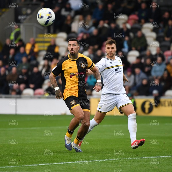 181025 - Newport County v Cheltenham Town - Sky Bet League 2 - Courtney Baker-Richardson of Newport County