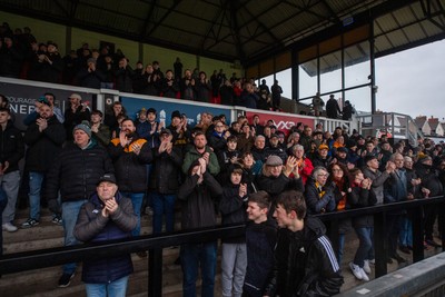 240126 - Newport County v Chesterfield - Sky Bet League 2 - Former player and manager Mike Flynn is inducted into the Newport County Hall of Fame