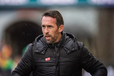 240126 - Newport County v Chesterfield - Sky Bet League 2 - Christian Fuchs, manager of Newport County