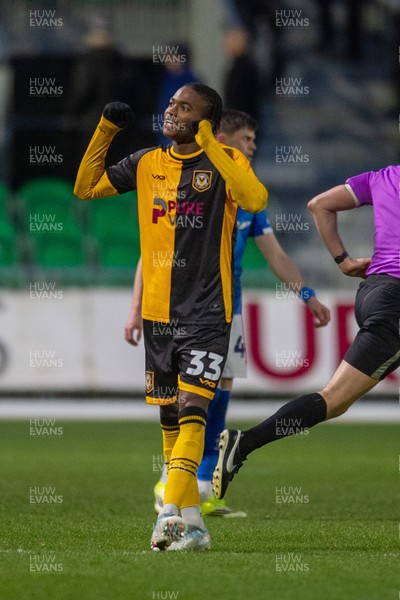 240126 - Newport County v Chesterfield - Sky Bet League 2 - Tanatswa Nykuhwa of Newport County