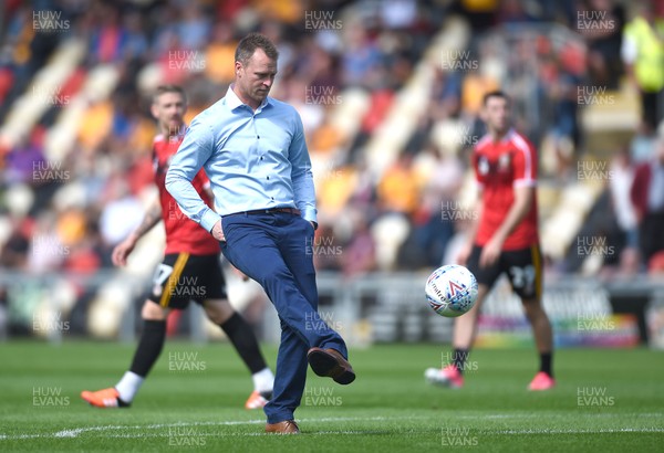 260817 - Newport County v Chesterfield - SkyBet League 2 - Newport County manager Michael Flynn