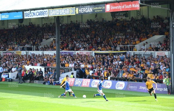 260817 - Newport County v Chesterfield - SkyBet League 2 - General Views of Rodney Parade, Newport as the first game is played on the new pitch