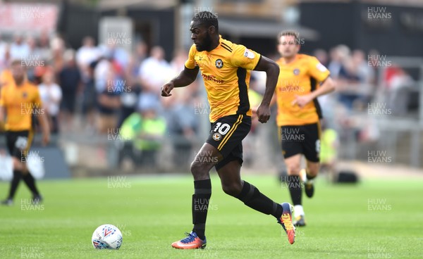 260817 - Newport County v Chesterfield - SkyBet League 2 - Frank Nouble of Newport County