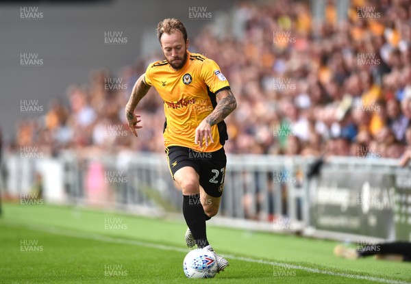 260817 - Newport County v Chesterfield - SkyBet League 2 - Sean Rigg of Newport County