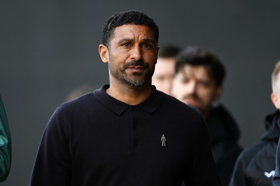 101026 - Newport County v Colchester United - Sky Bet League 2 - Newport County Head Coach, Hayden Mullins
