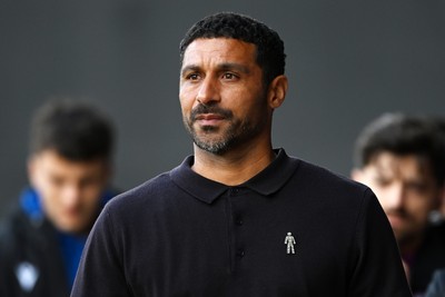 101026 - Newport County v Colchester United - Sky Bet League 2 - Newport County Head Coach, Hayden Mullins