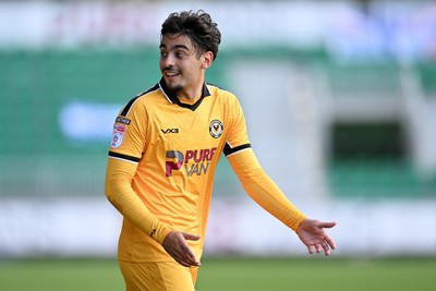 101026 - Newport County v Colchester United - Sky Bet League 2 - Matt Dibley-Dias of Newport County