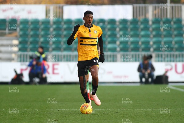 171118 Newport County v Colchester United - Sky Bet League 2 - Tyreeq Bakinson of  Newport County 
