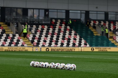 070326 - Newport County v Colchester United - Sky Bet League 2 - General view of the pitch at Rodney Parade 